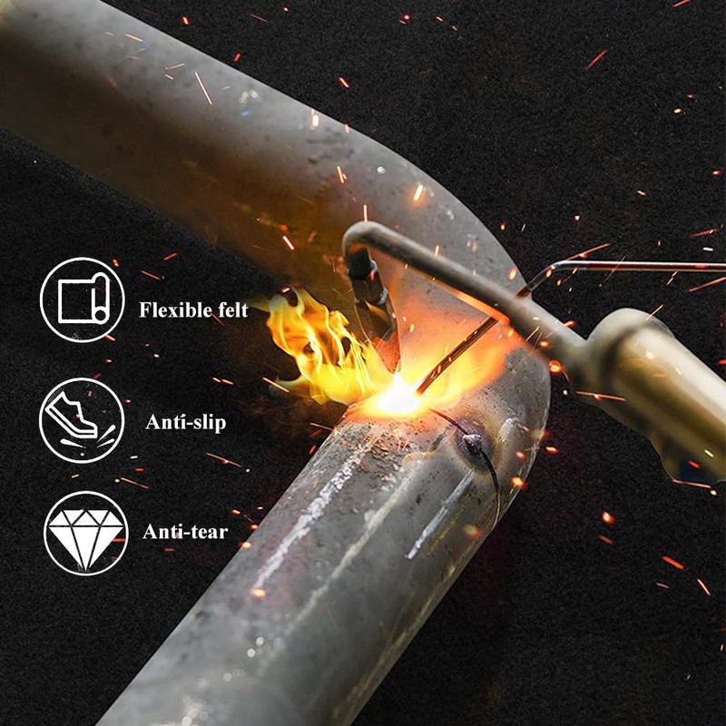 BouGPeng Fireproof Underlay 50 x 50 cm Heat Resistance Fire