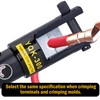 TOORGO Cable Lug Crimping Tool, 6 AWG to 600 MCM