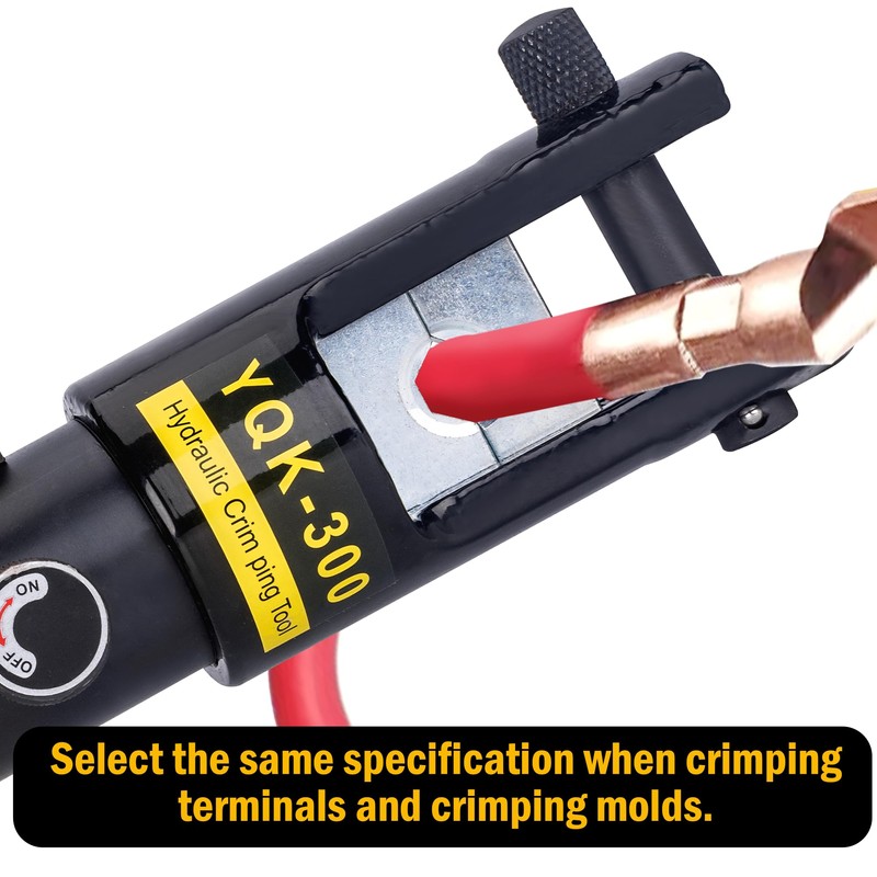 TOORGO Cable Lug Crimping Tool, 6 AWG to 600 MCM
