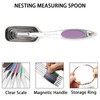 Magnetic Measuring Spoons Set of 7,Stainless Steel Measuring Spoons with