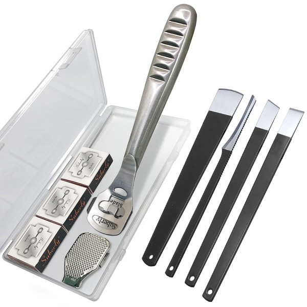36 Pcs Callus Shaver for Feet Set, (1Stainless Foot File