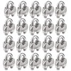 KAHEIGN 20Pcs Wire Rope Clips, Stainless Steel M5 Cable Clamp