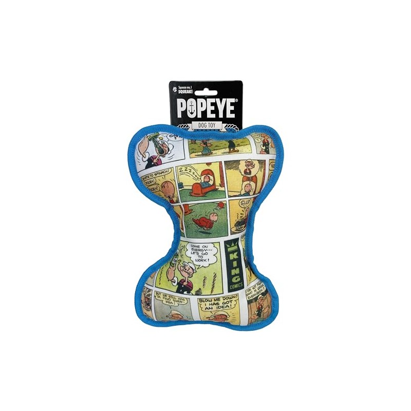 Multipet Popeye Comic Plush Bone 10"