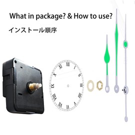 Silence Quartz Clock Movement, Quartz DIY Wall Clock Movement Mechanism Repair Parts Replacement Kit, Clock Mechanism