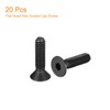 QUARKZMAN 1/4-20 x 1 Inch Flat Head Socket Cap Screws