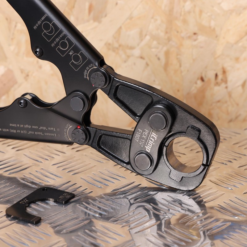 iCrimp Pex Pipe Crimping Tool, Plumbing Tool for 1-1/4 inch