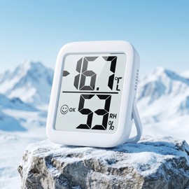 Antonki Set of 2 Thermometers, Hygrometers, Indoor Room Thermometer