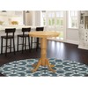 East West Furniture EDT-OAK-TP Eden Counter Height Dining Table -