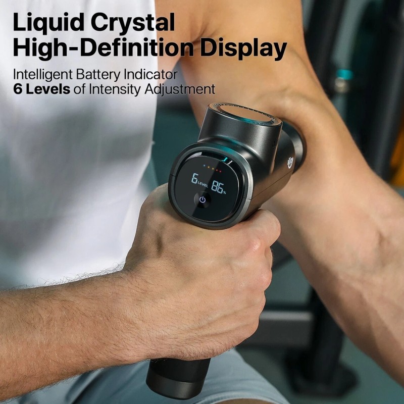 ALLJOY P1 Massage Gun Deep Tissue Percussion Massager with 14mm