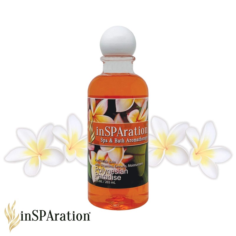 inSPAration Spa and Bath Aromatherapy 123X Spa Liquid, 9-Ounce, Polynesian