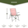 TIMBER RIDGE Bungee Folding Camping Chairs for Adults, Heavy Duty