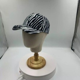 Heirlooms by Chuck Rare Disease Awareness Zebra Pattern Caps with a Free Survivor Ribbon Broach
