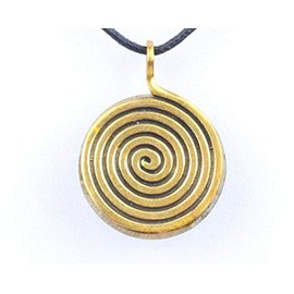 'Orpanit® Orgonite Amulet "DoubleSided Spiral Amulet