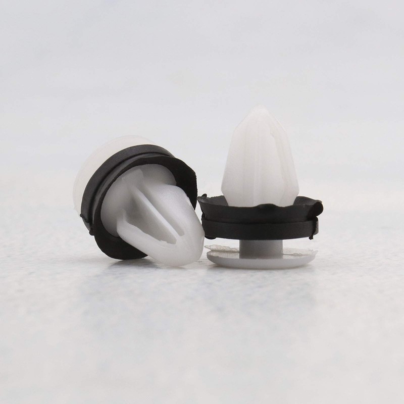 50 Pcs Car Side Door Trim Clips with Rubber Washers