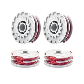 4 Pcs Strimmer Spool Line Φ1.5mm 11m for Flymo FLY021 / 513937190 Double Autofeed Spools and Line Strimmer Wire Replacement Compatible with Flymo CONTOUR 500 XT/POWER TRIM 500 XT/MINI TRIM/MULTI TRIM