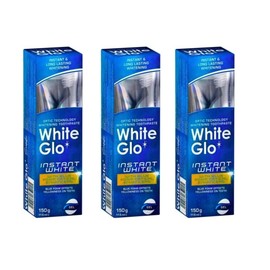 3 x White Glo Instant White Optic Technology Whitening Toothpaste 100 ml