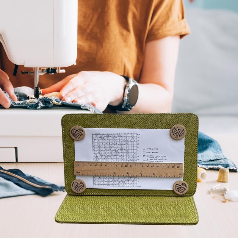 Knitting Chart Keeper | Magnetic Knitting Pattern Holder Folder With