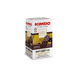 Kimbo Espresso 100% Arabica Single Serve Compatible Coffee Capsules - Blended and Roasted in Italy - A Dark Roast with a Lingering Dark Chocolate Flavor 30 Count