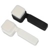 2Pcs Facial Cleansing Brush Effective Soft Black White Square Face