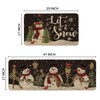 Artoid Mode Black Let It Snow Snowman Cardinal Bird Christmas