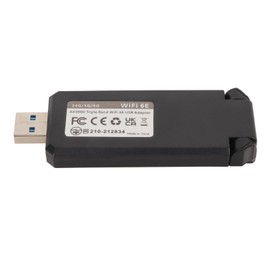 Yoidesu Adaptador USB 3.0 WiFi 6E para PC de Escritorio, Admite Tri Band WiFi 6GHz 5GHz 2.4GHz, 5400Mbps Velocidad de Transferencia Adaptador de Red de Dongle Inalámbrico para Victorias
