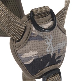 Browning Camo Dog Harness, No Pull Adjustable Reflective Pet Walking Vest, Ovix Camo, Large