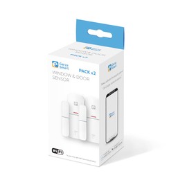 Garza Smart - Pack of 2 Sensors for Opening Doors and Windows, Requires Heron Alarm Kit, Remote Control via iOS/Android App