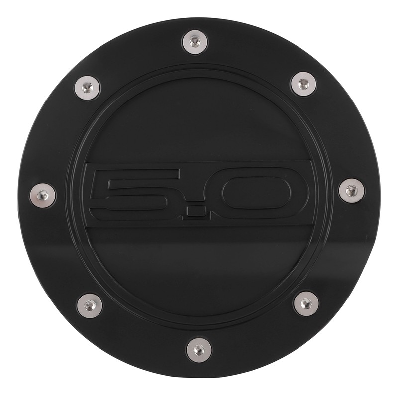 Fuel Door Cover Gas Tank Cap Lid Black Fit for