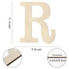 Wooden Letters 12 Inch R, 1/5 Inch Thick Large Wooden