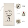 Arosedmo Wedding Wine Bag Gift for New Couples Newlyweds, Engagement