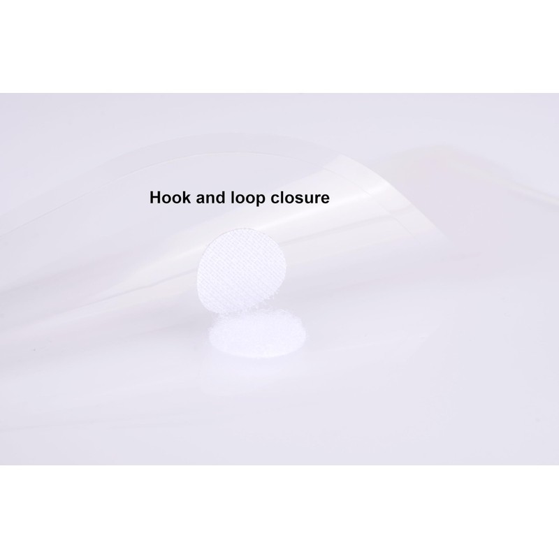 YESSART Clear Plastic Cash Envelopes 3.9 x 7.8 Money Pouch