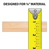 Outwater Plastics 341-Cl Clear 3/4'' Rigid Vinyl Clear Plastic U-Channel/C-Channel