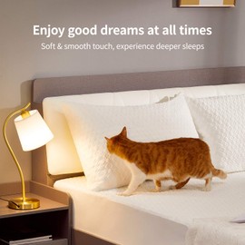 CoolShields Pillow Protectors Zippered Standard Size, Hypoallergenic Waterproof Pillow Covers for a Better Sleep,Premium Pillowcase Encasement - Set of 2 [Oeko-Tex Certified]