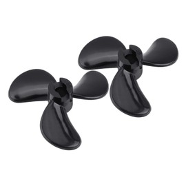 RC Ship Propeller, Boat Propeller Boat Nylon Propeller Remote Control Ship Parts 3 Blades Plastic RC Boat Outboard Propellers Set Accessory for RC Underwater Ship