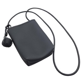 Cross Marberry CY108 Women's Smartphone Shoulder Bag, Cross-Body Charm, Small, Lightweight, Cute, Portable, Gusset, Black