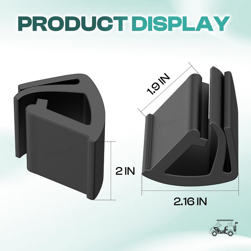 Drive-up Golf Cart Window Clips, Windshield Clips for Golf Cart