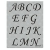 Stencil1 Corsiva Font Stencil 2" Letters - Reusable Premium Quality