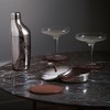 Georg Jensen 10016977 Coaster Set of 4 MANHATTAN Silver