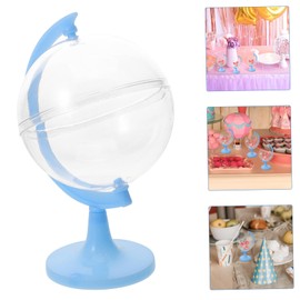 NUOBESTY Mini Globe Candy Case Funny Candy Box Packing Boxes for Wedding and Christmas, Fillable Candy Jars Containers Party Favors, 12pcs, Blue