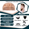 AYUSHYA HEALTH Beard Comb for Men | Compact Beard Grooming