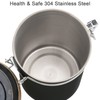 TEDSWAIT Coffee Canisters Airtight Coffee Bean Storage Container Kitchen Stainless