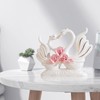 MYCENSE Swan Figurines Animal Table Decoration Collection Centerpiece Craft Ceramic