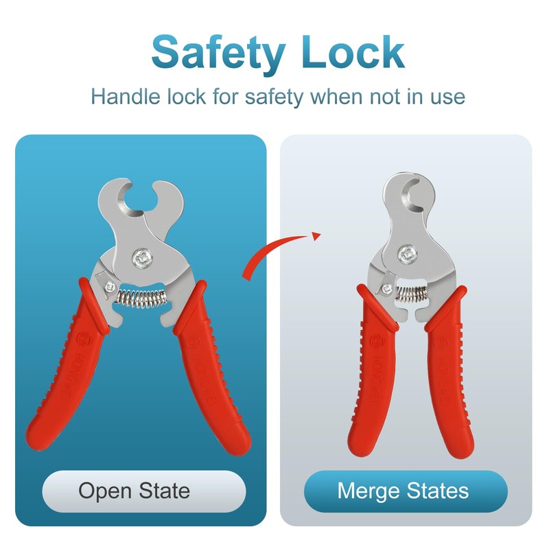 Stainless Steel Ear Tag Removing Tool for Cattle Sheep Goat