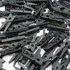 WOSHIGOU 100 PCS 1 Inch Wooden Black Clothespins, Mini Clothes