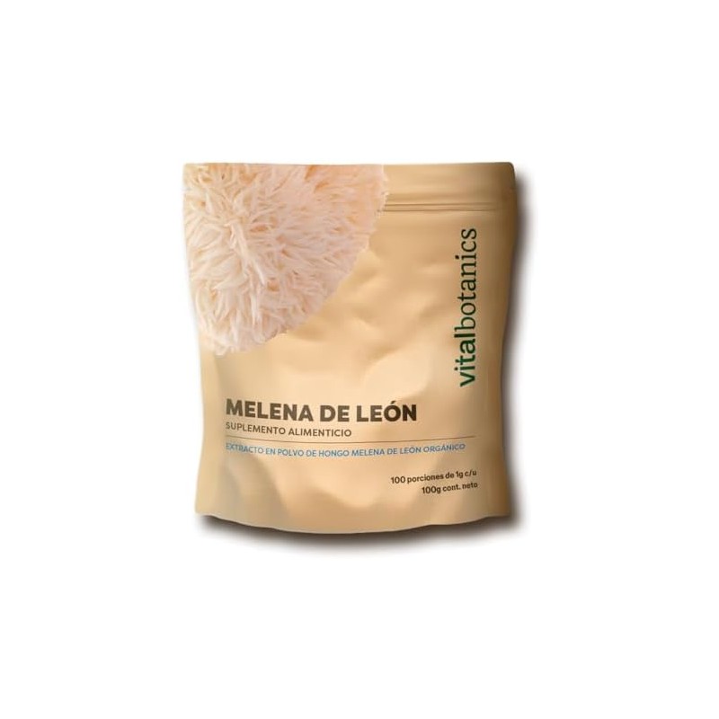 Vital Botanics Extracto de Melena de León Orgánico en Polvo