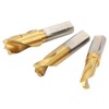 3Pcs Weld Cutter Drill Bit 1/4in 5/16in 3/8in HSS Cobalt