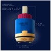 Belanger FC9AC010 Ceramic Plastic Faucet Cartridge - Replacement Cartridge with