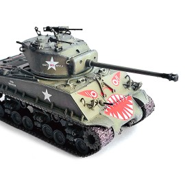 DCD United States M4A3E8 Sherman Tank 'Tiger Face' 1951 Olive Drab '89th Tank Battalion Korea' NEO Dragon Armor Auto Racing Wear