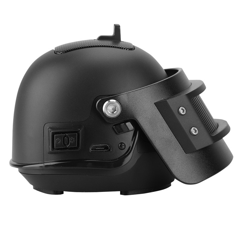 Portable Mini Helmet Shape Bluetooth Wireless Speaker Rechargeable Stereo System