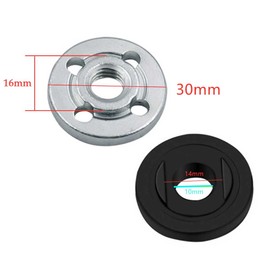 4 Pairs Flange Replacement Flange Lock Nut for Inner and Outer Flange 9523 for Fixing Grinding Discs Electric Angle Grinder Angle Replacement Accessory Parts Inner Diameter 0.6 inch (16 mm)